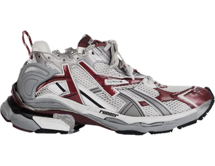 Balenciaga outlet track burgundy