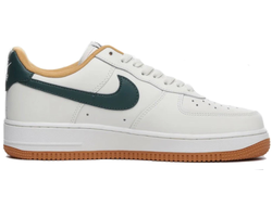 Nike Air Force 1 '07 Low White Green (Экокожа) фото