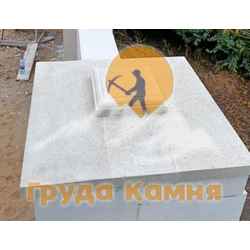 Крышка на столб из камня