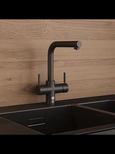 Комбинированная система 4в1 Aquahot ISE F-H4N1-VB-1-L (матовый черный)