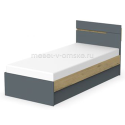 ЭВ035 Кровать Стелла-ЭВ (900). Размер: 940х900х2030. Спальная зона: 900х2000.