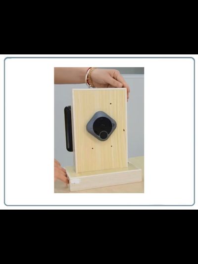 Автономный беспроводной надверный комплект (монитор 7" + панель вызова) с шлюзом LAN с DVR + модуль управления электронным замком, HD (Acebell)