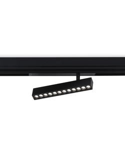 Управляемый светодиодный светильник для шинопровода Magnetic 220V диммируемый 3000-6400K GL 1342 BK черный 12W (Без ПДУ)