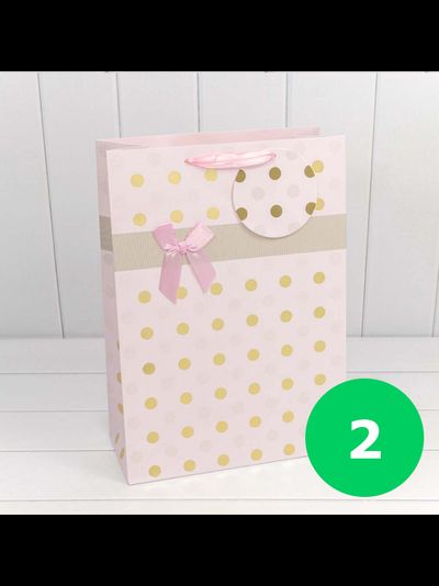 Пакет подарочный "Леди" (микс), 32*45*15см