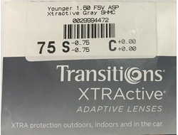 Фотохромные линзы 1.60 AS SHMC Transitions XTRActive NewGen SHMC