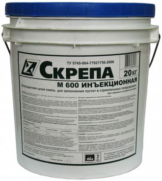 Скрепа М-600 Инъекционная ведро 20 кг