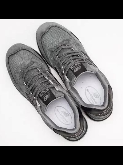 New Balance 574 Dark Grey Black мужские