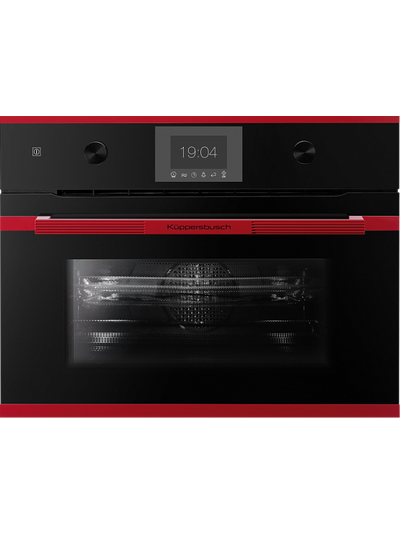 Компактный духовой шкаф с микроволнами Kuppersbusch CBM 6350.0 S8 Hot Chili