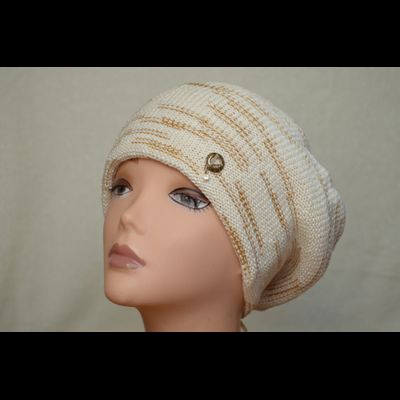 Берет весна осень белый с золотом Vizio Италия S A 9 купить