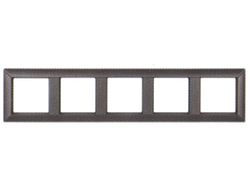 Jung EP485AN ECO profi, Рамка 5 постов, антрацит