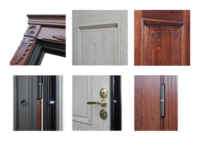 Стальная дверь   Олимп массив дуба. Заказная модель.