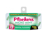 Флоссер Plackers Micro Mint с запатентованной двойной нитью Tuffloss в боксе,  Plackers, 12 шт.