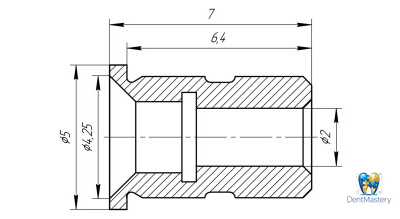 Втулка для фиксирующего пина Ø2.0 мм MIS
