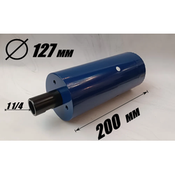 Коронка HSS диаметр 127 мм глубина 200 мм  + переходник на резьбу 1 1/4