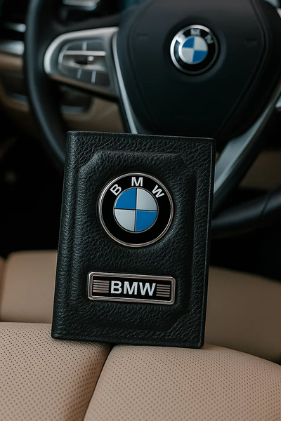 Обложка для авто документов с логотипом БМВ, BMW