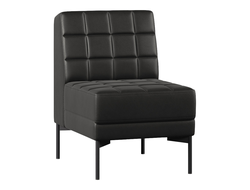 Модуль Everprof Delta одноместный Металл Черный Экокожа Черный