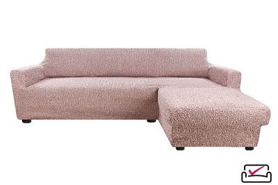 Чехол на угловой диван с правым выступом Тела Пианта кофейный. ИТАЛИЯ