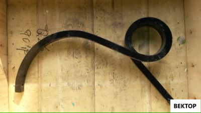 Стойка 2484-D (30х30) культиватора левая спиральная BELLOTA