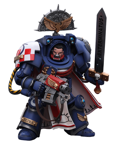 Капитан-Терминатор Ультрамаринов (Warhammer 40k) - КОЛЛЕКЦИОННАЯ ФИГУРКА 1/18 Ultramarines Terminator Captain (JT6458) - JOYTOY