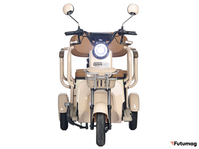 Электротрицикл Rutrike Gelbert Atlas 48V/60V 600Вт бежевый