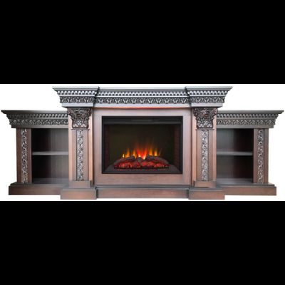 Электрокамин Бавария PREMIUM AO с очагом Sparta 25.5 LED