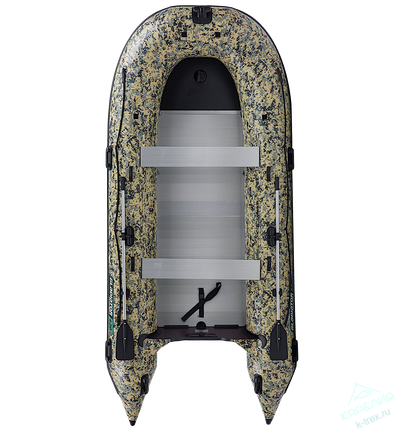 Лодка ПВХ Gladiator Active C400AL Camo с алюминиевым полом