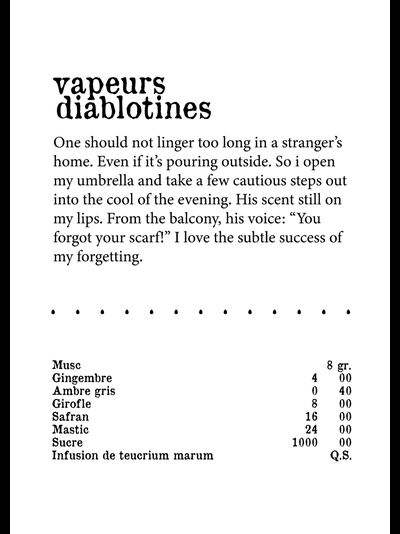 Vapeurs Diablotines