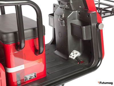 Электротрицикл Wanshida LC-F200 60V 1000Вт красный