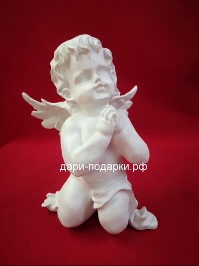 Садовая скульптура Ангел Мольба 27*20 см   0,7 кг   полистоун Россия 1090-085082