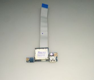 Плата USB разъем+ CARD Reader со шлейфом для ноутбука Lenovo G50-30, G50-45, G50-70 (NS-A275 ACLU2/ACLU4)