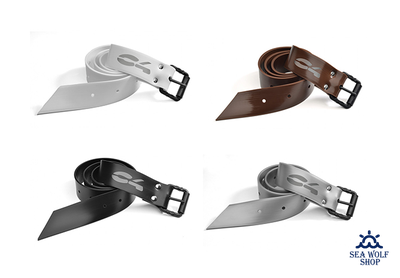 Ремень силиконовый C4 с пластик. марсельс. пряжкой, белый