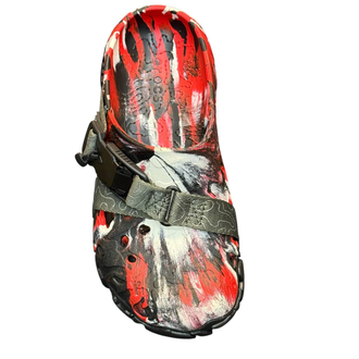 CROCS ALL-TERRAIN ATLAS CLOG RED BLACK