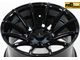 Комплект дисков R17 9,5J ET+25 5*114,3 Shogun RS-Z Черный (S136)
