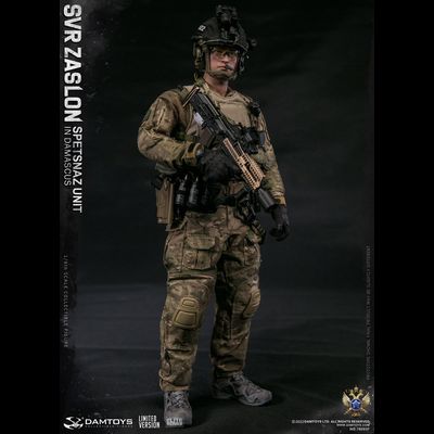 Российский спецназ СВР "Заслон" в Сирии (лимитированная версия) - КОЛЛЕКЦИОННАЯ ФИГУРКА 1/6 RUSSIAN SVR ZASLON IN DAMASCUS LIMITED VERSION (78093F) - DAMTOYS