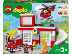 Конструктор LEGO DUPLO 10970 Пожарная часть и вертолёт
