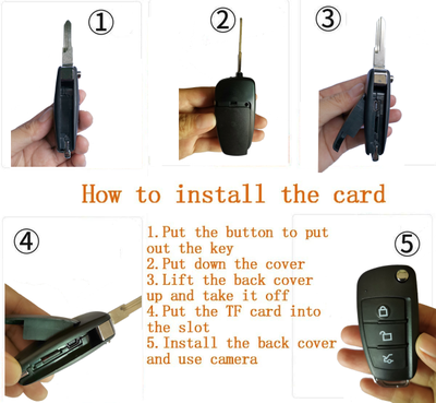 Мини DV HD камера ENPUS S820 в автомобильном брелке