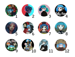 Значки Sally face №1