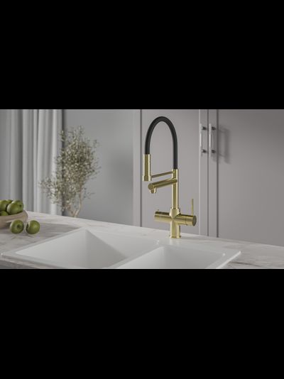 Система мгновенного кипячения воды 4в1 AQUAHOT ROME LG (светлое золото)