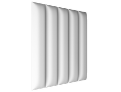 Стеновая панель Bello Deco СП19, 3D, дюрополимер, влагостойкая, под покраску, 50х50х3.5 см