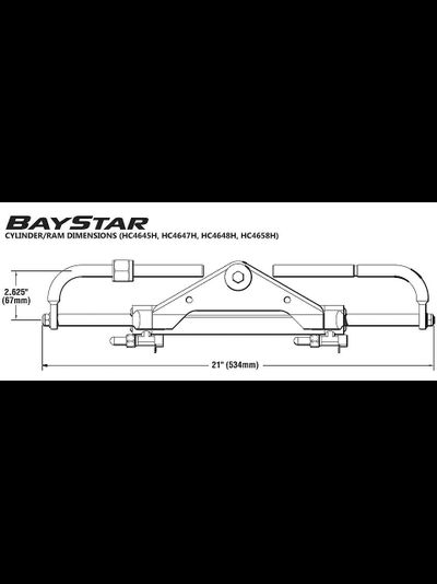 Гидравлическая рулевая система «BayStar Compact» (150 л.с.), шланги 9,6 м.