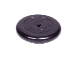 Диск обрезиненный Barbell Atlet d 26 мм чёрный 2,5 кг
