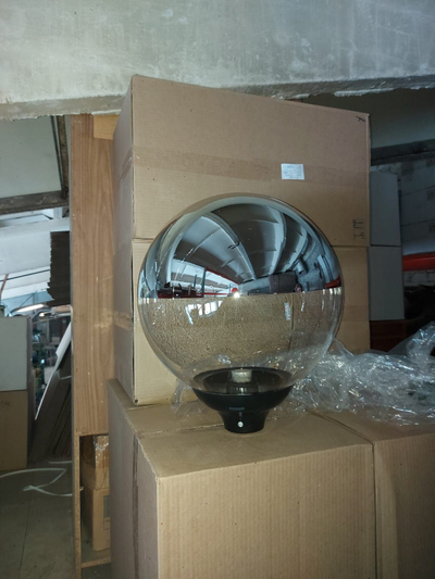 ШАР Зеркальная Полусфера , 400 мм