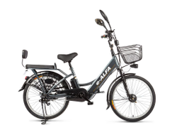 Велогибрид Eltreco e-ALFA dark grey-0245