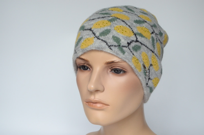 Vizio Италия 1032 CY шапка серая 3 цвет