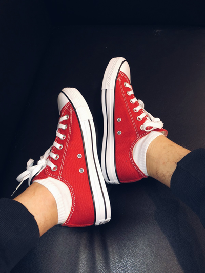Кеды Converse All Star низкие красные M9696C фото