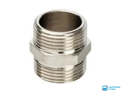 Ниппель VIEIR  1" нр/нр никель