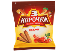 Сухарики &quot;3 корочки&quot; бекон, 40 гр