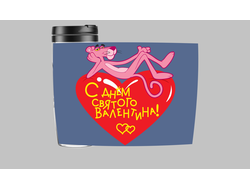 Термокружка для влюбленных, на 14 февраля №1