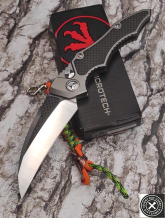 Складной нож Microtech Merfione Custom  Kestrel Carbon