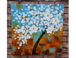 Картина "Цветущая вишня"